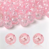 PAMIR TONG 400pcs 8mm Round Glass Beads for Bracelet Pretty Smooth Loose Beads for Necklace-Earring-Jewelry Making and DIY Craft