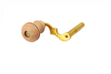 Modern Grandfather Clock Winding Key Crank Winder Mainspring Key Clock Winding Tool Brass Made (Key No. 0-2.25mm I.D.)