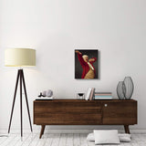 Self-Portrait, Yawning-Canvas Art-20X24