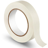 Motipuns Console Labeling Tape, 1 x 54.7yds/roll, clean writable, flat paper, white tape, removable artist console tape for lig