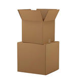 The Boxery Cube 5 x 5 x 5-inch Corrugated Cardboard Boxes, Small | Pack of 25 for Shipping, Moving, and Storage, Curbside Recycl