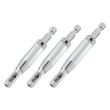 Trend Tool Technology USA Trend 3-Piece Quick Release Drill Bit Guide Set, 1/4 Inch Hex Shank, HSS Drill Bits, Hinge & Lock Appl