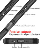 Diverbox for iPhone 16 Pro Case [Shockproof] [Dropproof] [Tempered Glass Screen Protector + Camera Protectors] Heavy Duty Protection Phone Case Cover for Apple iPhone 16 Pro (Black)