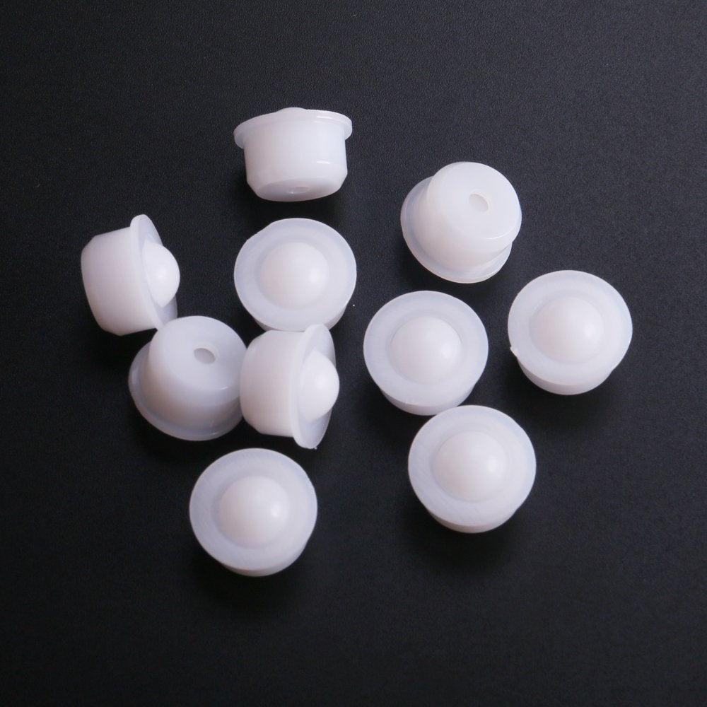 10Pcs 1/3 Mini Nylon Ball Transfer Bearing Unit 0.34mm Table Conveyor Roller Ball for Transmission, Furniture,Wheelchair- 1/3i
