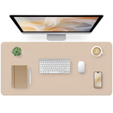 Bloss Leather Desk Pad, Mouse Pad, Non-Slip Desk Protector Mat, Leather Desk Blotter, Computer Desk Pad, Waterproof Desk Mat for