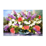 Heavenglow Ribbon Embroidery Set Floral Cross Stitch Kit Diy Ribbon Embroidery Painting|1 Set Ribbon Embroidery Kit|Ribbon Embro
