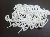 Cbadni Decor Plastic Curtain Hook Channel Runners/Slider Pack of Pieces (100) (50)