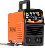 FEIFANKE 200A Stick Welder, 110V/220V Dual Voltage, 2 IN 1 ARC/MMA/Lift TIG Welding Machine, IGBT Inverter with Large LED Displa