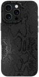 SCORPIFY for iPhone 16 Pro Max Case [Compatible with MagSafe] with Matte Black Snake Print Design, Cute Magnetic Phone Cover for