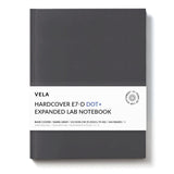 Vela Sciences Advanced Hardcover Lab Notebook, 9.25 X 11.75 Inches, 144 Pages (1Pack, Dot Grid)