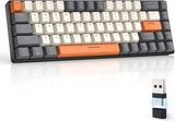 Varna Pro : Mechanical wireless keyboard: Body Color: Orange/White, switch Red
