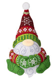 Bucilla Felt Applique Holiday Door Stopper Making Kit, Nordic Gnome, Perfect for DIY Arts and Crafts, 89641E, Multi