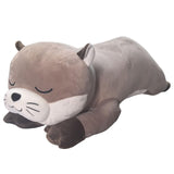 Auspicious beginning 30'' Giant Otter Plush Stuffed Animal- Otter Plush Pillow Plushies, Large Sleeping Body Pillow Plush Toy, C