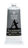 Grumbacher 90ml Metal Tube Academy Acrylic Paint, Gloss, Neutral Gray