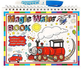 Chocozone Reusable Magic Water Book for Girls with 4 Pages Colouring Book for Kids Creativity Toys for 5 Years Old