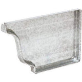 AMERIMAX HOME PRODUCTS 29206 5Inch Mill Finish Galvanized Right End Cap