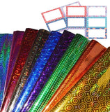 Accuprints Pack Of 30 | Size 64 X 45 Cm |Holographic Gift Wrapping Paper Sheet - Gift Paper - Gift Wrap Roll, Multicolor