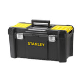 Stanley STST1-75521 Tool Box (19 Inches, 48.2 x 25.4 x 25 cm, Load up to 8 kg, Tool Box with Metal Clasps, Organiser with Remova