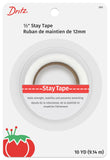 Dritz 791 Stay Tape, 1/2-Inch x 10-Yards , White