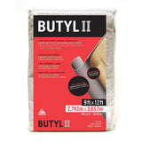 Trimaco Butyl II Two Layer PolyBack Canvas Drop Cloth, 9feet x 12feet Beige