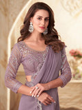 Satrani Womens Pure Georgette Saree (2992S2672N_Light Pink)