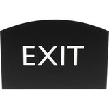 1 Each 4.5 Width x 0.5 Height Easy Readability, Braille Black2680Office Supplies