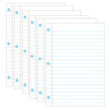 Ashley Productions Magnetic Notebook Page, 8-1/2 x 11, Pack of 6