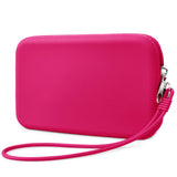 FFpaw Silicone Small Makeup Bag Pouch for Purse, Travel Toiletry Bag Cute Portable Cosmetic Bag Waterproof Makeup Storage Bag Mi
