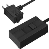 TOPGREENER TableTop Plug in Dimmer for Table or Floor Lamps, Slide Control, Works with 360 Watt Incandescent/Halogen and 150 Wa