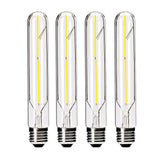 Dimmable 4W LED Tube Bulbs 4000K Daylight White, T10 Tubular Edison Style LED Filament Bulb, Vintage Light Bulbs 40 Watt Equival