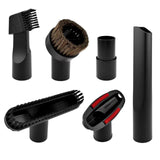 ZDRU 6Pcs 11/4'' Vacuum Hose Brush and Connector Attachment Kit