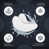 100 Pairs Under Eye Pads for Eyelash Extensions - Professional Lint Free Hydrogel Eye Patches with Moisturizing Vitamin C and Al