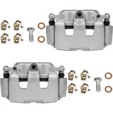 cciyu Front Left & Right Brake Calipers With Bracket 18B5009 18B5008 For Dodge 2005-2008 For Mitsubishi 2006-2009 (2PCS)