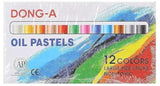 DongA Long Oil Pastel Colors Set Of 12