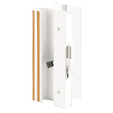PrimeLine C 1191 Low Profile/Low Base White Aluminum Latch Handle (Single Pack)
