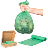 3 Gallon Compostable Food Scrap Bags by BioBag, 100 Count, BPI Certified, Meets ASTM D6400 Standards, Made in USA, Kitchen Trash