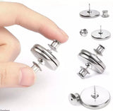 SANTALON Curtain Close Buckle NailFree Button for Window Curtains, Magnetic Buckle Tie Ring, Adjustable & Detachable Magnet C
