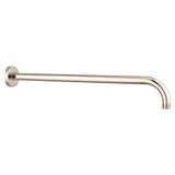 American Standard 1660118.013 18 inch Wall Mount Shower Head Arm and Round Escutcheon, Polished Nickel