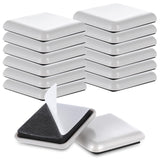 AOZUO 12Pcs Furniture Sliders,1.5 Inches Square Self-Adhesive Furniture Sliders Pads, Reusable Furniture Chair Leg Sliders Carpe