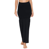 Zivame All Day Flared Mermaid Saree Shape wear for Women - Black