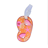 Funcart Orange Slipper Luggage Tag