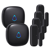 METAK Door Chime, Wireless Door Open Contact Sensor Alarm with 500 FT Range, 58 Chimes and 5 Volume Levels for Business/Store/Ho