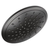 Moen Matte Black 8Inch Wide Fixed Rainshower, Rain Showerhead for Tub and Shower, 6345BL