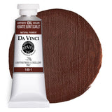 DA VINCI PAINTS Professional Artist Oil Paint, Hematite Burnt Scarlet, 37mL