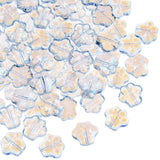 LiQunSweet 100 Pcs AB Color Plated Glass Crystal Loose Beads Dog Bear Cat Animal Foot Paw Prints Footprint Charming Bead for Jew