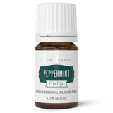Young Living Peppermint Vitality Essential Oil 5ml - Refreshing Aroma | Health & Wellness | Enhances Culinary Creations with a F