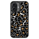 MOSNOVO for iPhone 17 Case | Compatible with Magsafe | Military Grade 10ft Drop Tested | Camera Control | Clear Black with Leopa