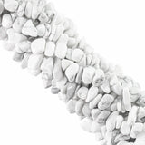 260pcs White Turquoise Crystal Beads Chips 5mm to 8mm Irregular Gemstone Beads with Holes DIY for Bracelet Necklace Earrings Jew