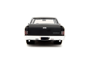 Fast & Furious Fast X 1:24 1967 Chevy El Camino Die-Cast Car, Toys For Kids And Adults,Black