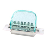 Merishopp Binder Hole Punch Stationery Paper Crafts Desk Loose Leaf Paper Hole Puncher Green